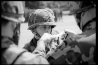 S/w-Fotografie: Recognition Day der U.S. Army Berlin Brigade in Berlin-Lichterfelde