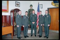 Fotografie: Traditionskabinett des 5th Battalion, 502nd Infantry Regiment der U.S. Army Berlin in den McNair Barracks in Berlin-Lichterfelde