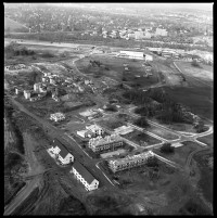 S/w-Fotografie: Truppenübungsplatz Parks Range der U.S. Army Berlin Brigade in Berlin-Lichterfelde