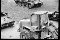 S/w-Fotografie: ARTEP Truppenübung der U.S. Army Berlin Brigade in Berlin-Lichterfelde