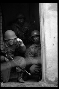 S/w-Fotografie: ARTEP Truppenübung der U.S. Army Berlin Brigade in Berlin-Lichterfelde