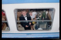 Fotografie: "Allied Wives Meeting", Ausflug mit dem Schiff für Ehefrauen der britischen, französischen und US-Community in Berlin-Wannsee