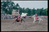 Fotografie: Rodeo Mania 1993 auf dem Festplatz Deutsch-Amerikanisches Volksfest in Berlin-Dahlem