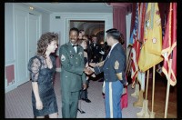 Fotografie: Empfang zu Ehren des 6th Battalion 40th Armor Regiment der U.S. Army Berlin im Harnack House in Berlin-Dahlem