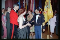 Fotografie: Empfang zu Ehren des 6th Battalion 40th Armor Regiment der U.S. Army Berlin im Harnack House in Berlin-Dahlem