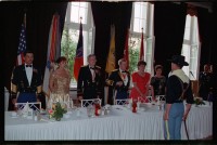 Fotografie: Empfang zu Ehren des 6th Battalion 40th Armor Regiment der U.S. Army Berlin im Harnack House in Berlin-Dahlem