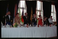Fotografie: Empfang zu Ehren des 6th Battalion 40th Armor Regiment der U.S. Army Berlin im Harnack House in Berlin-Dahlem