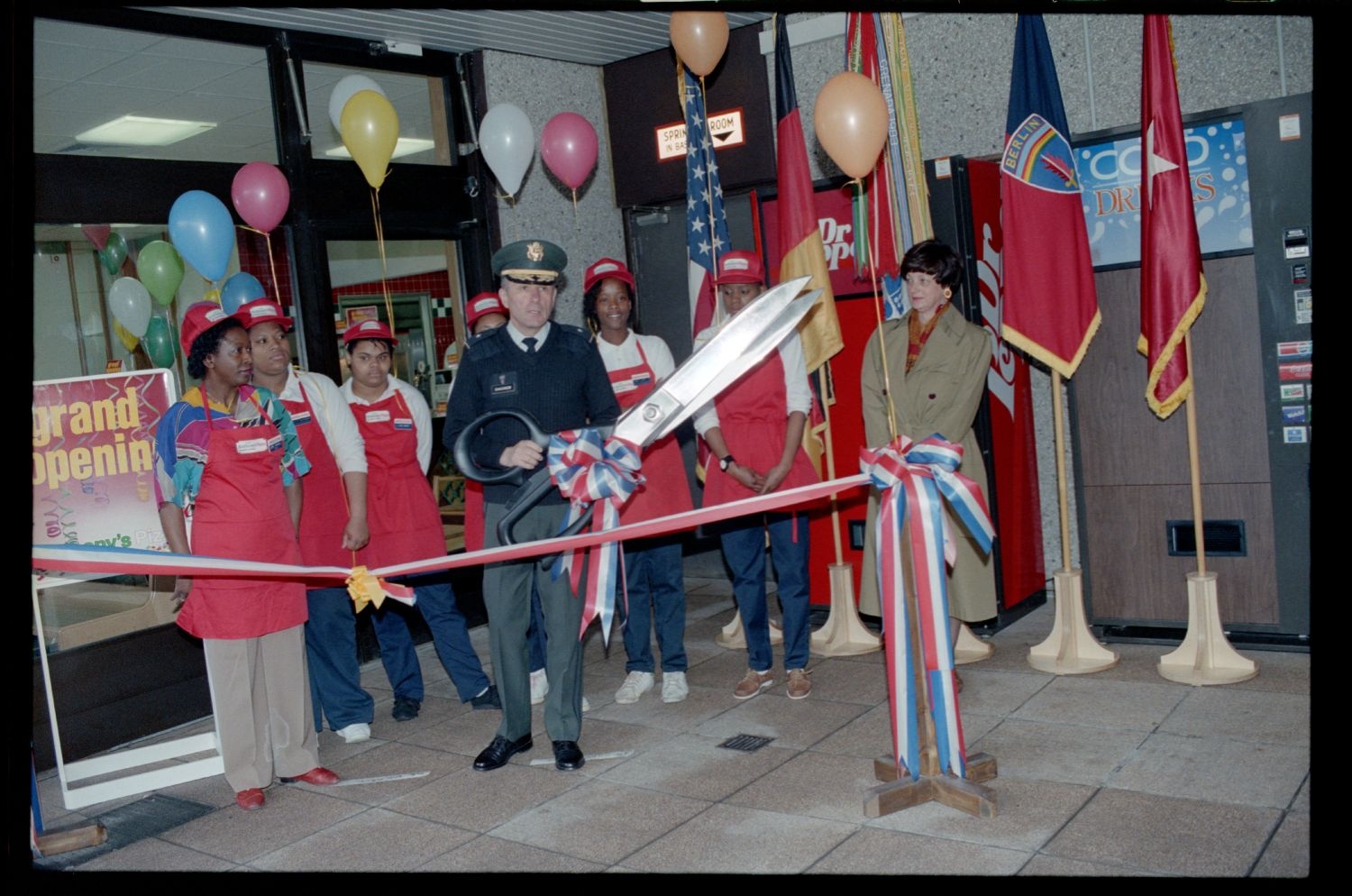 Fotografie: Eröffnung einer Anthony`s Pizza Filiale an der Truman Plaza in Berlin-Dahlem