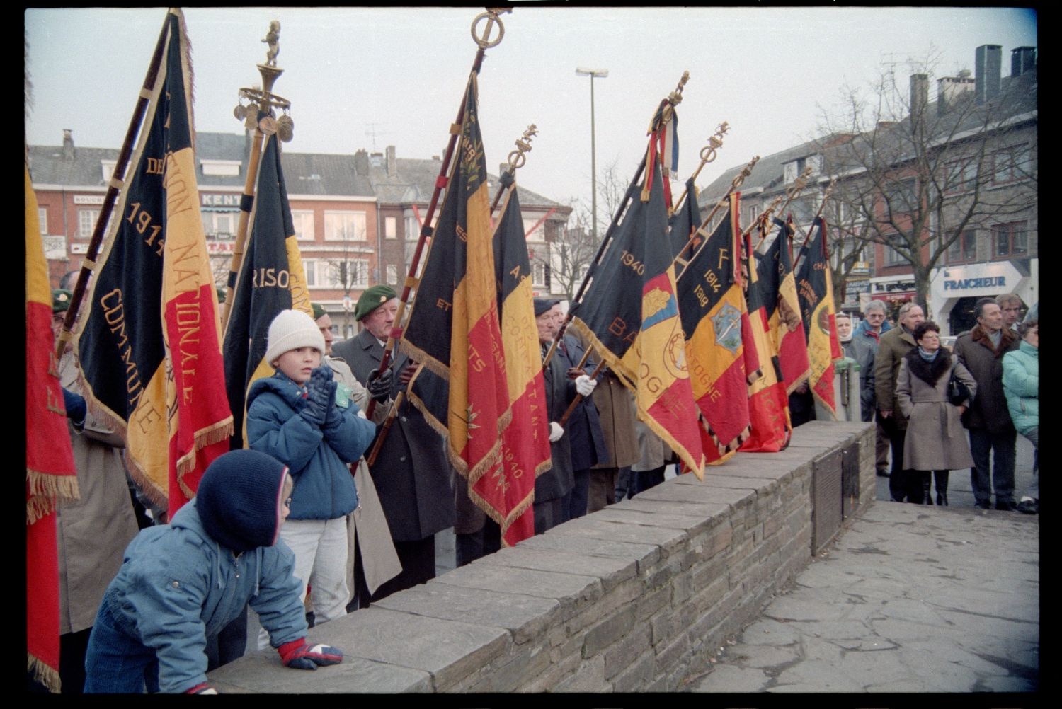 Fotografie: Gedenken an die Gefallenen der Ardennenoffensive in Bastogne, Belgien