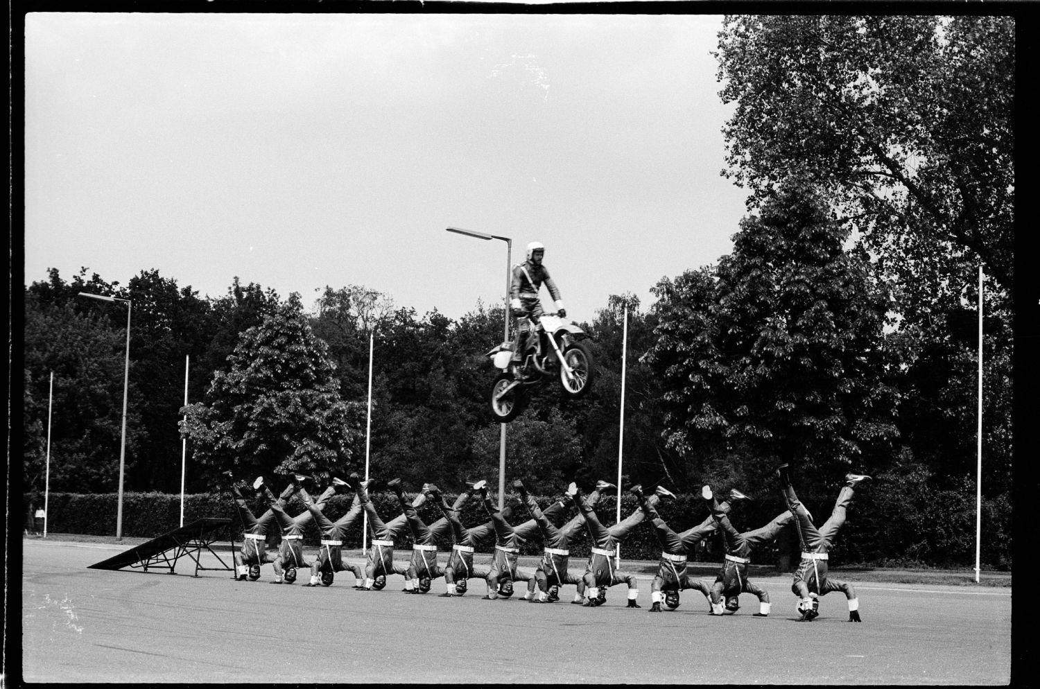 S/w-Fotografie: 1987 Berlin Brigade Organization Day in den McNair Barracks in Berlin-Lichterfelde