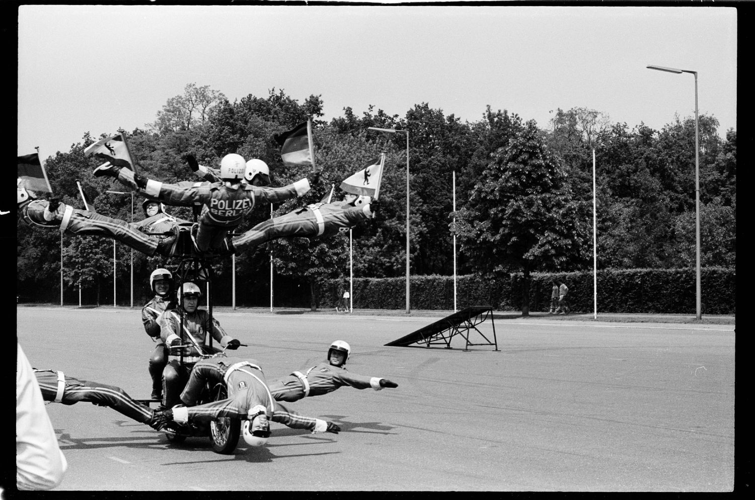 s/w-Fotografie: 1987 Berlin Brigade Organization Day in den McNair Barracks in Berlin-Lichterfelde