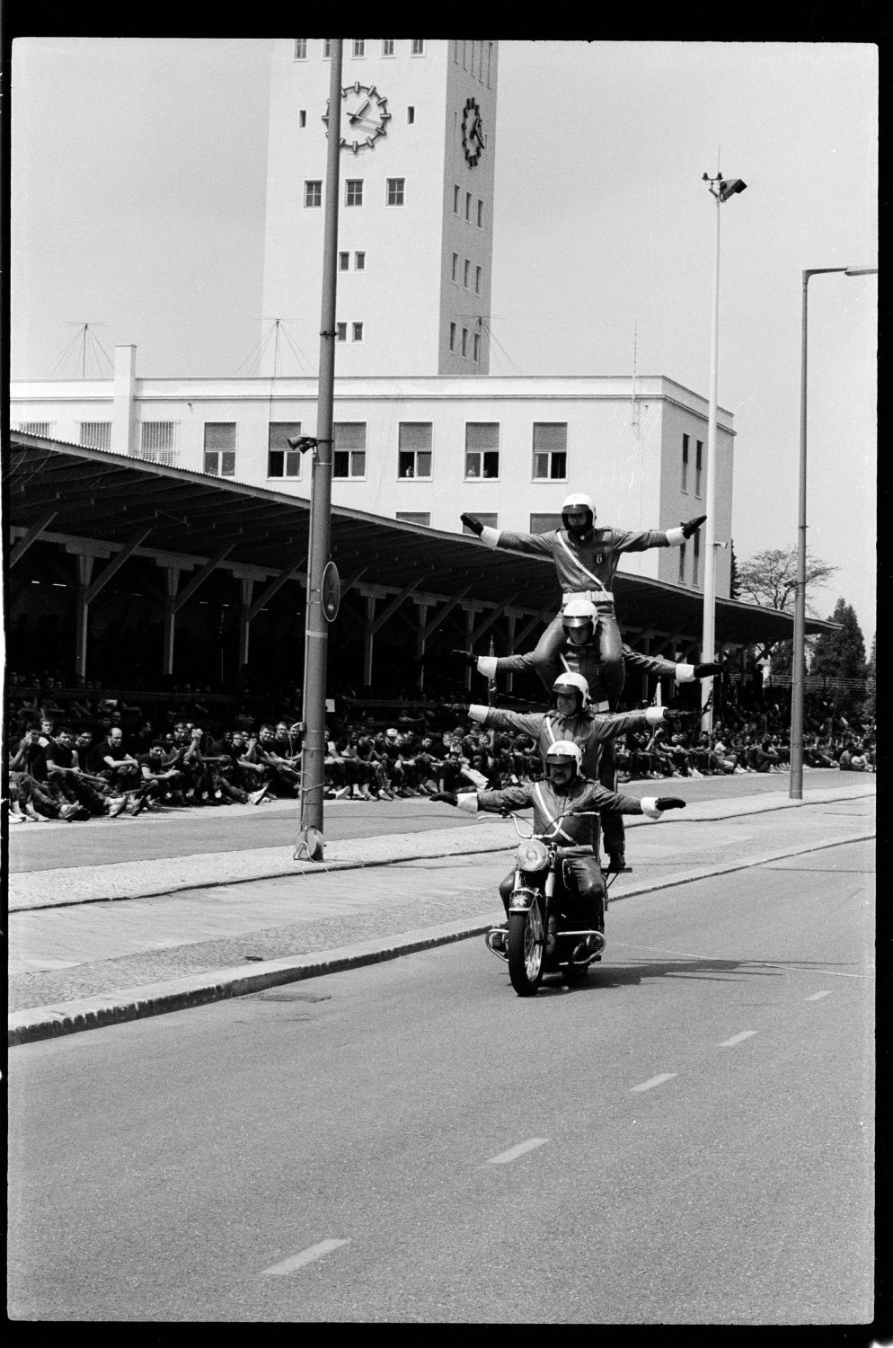 s/w-Fotografie: 1987 Berlin Brigade Organization Day in den McNair Barracks in Berlin-Lichterfelde