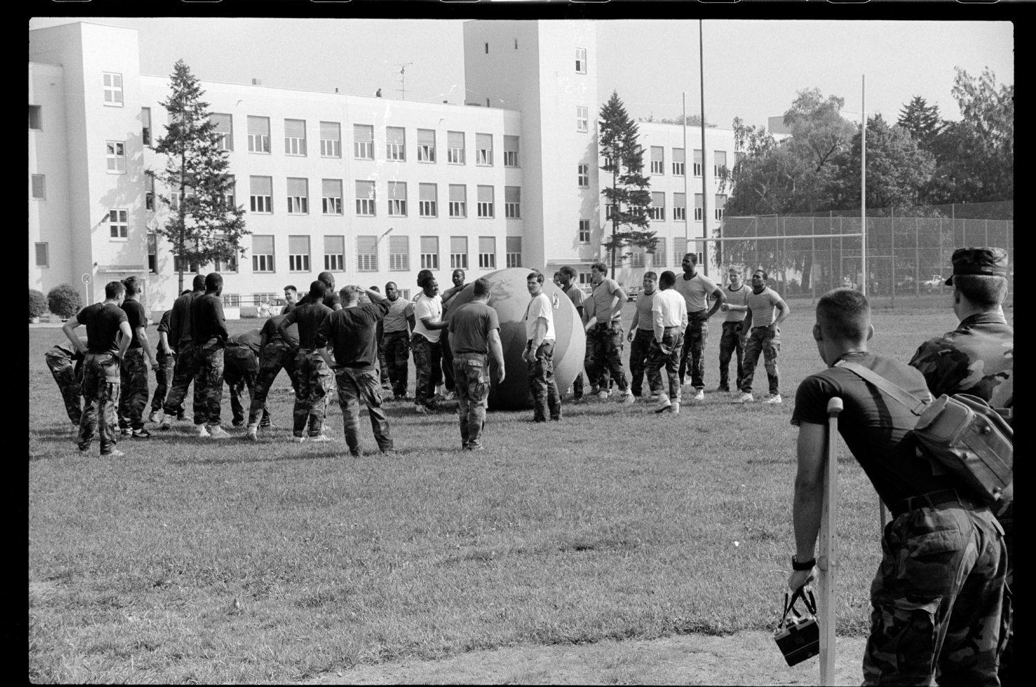 s/w-Fotografie: 1987 Berlin Brigade Organization Day in den McNair Barracks in Berlin-Lichterfelde