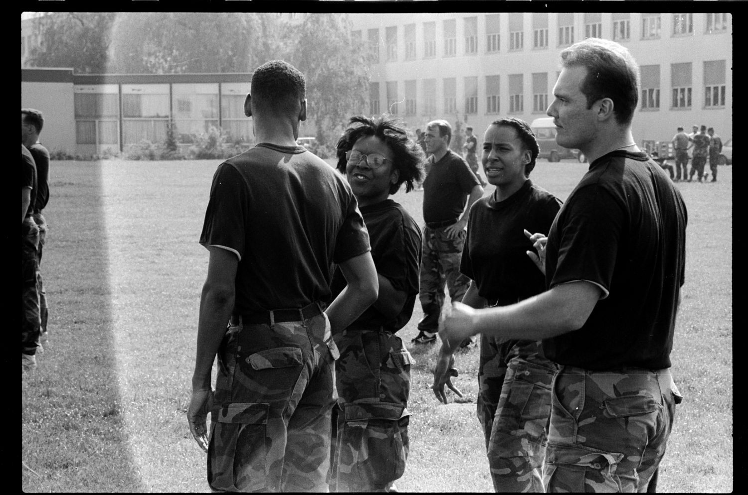 s/w-Fotografie: 1987 Berlin Brigade Organization Day in den McNair Barracks in Berlin-Lichterfelde