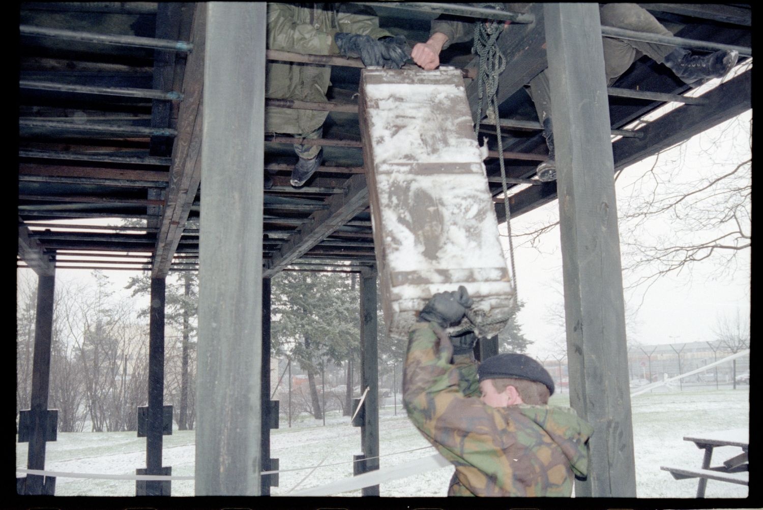 Fotografie: Rondo Fernmeldeübung auf dem Truppenübungsplatz Parks Range in Berlin-Lichterfelde