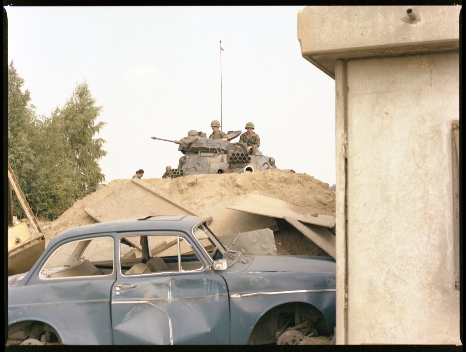 Fotografie: Häuserkampfübung der U.S. Army Berlin Brigade in Parks Range in Berlin-Lichterfelde