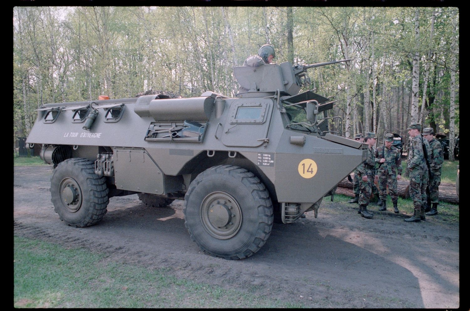 Fotografie: Rondo Fernmeldeübung auf dem Schießplatz Rose Range der U.S. Army Berlin Brigade in Berlin-Wannsee