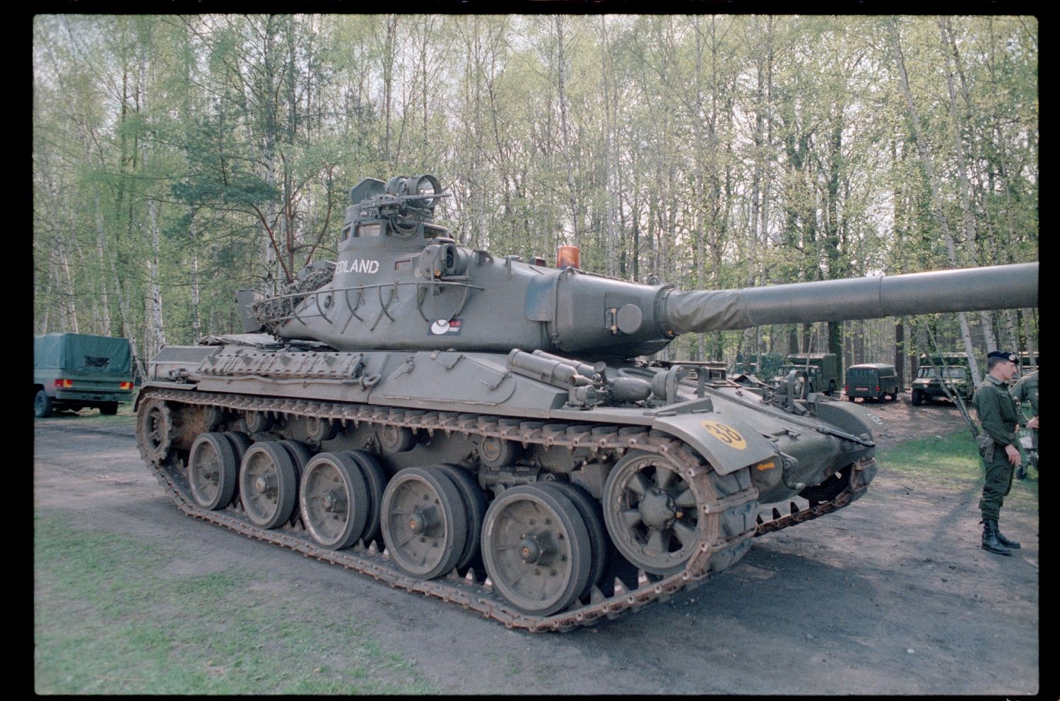 Fotografie: Rondo Fernmeldeübung auf dem Schießplatz Rose Range der U.S. Army Berlin Brigade in Berlin-Wannsee