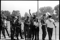 S/w-Fotografie: Sportveranstaltung der U.S. Army Berlin Brigade in den Andrews Barracks in Berlin-Lichterfelde