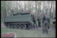 Fotografie: Rondo Fernmeldeübung auf dem Schießplatz Rose Range der U.S. Army Berlin Brigade in Berlin-Wannsee