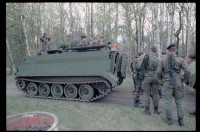 Fotografie: Rondo Fernmeldeübung auf dem Schießplatz Rose Range der U.S. Army Berlin Brigade in Berlin-Wannsee