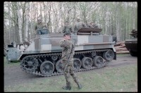 Fotografie: Rondo Fernmeldeübung auf dem Schießplatz Rose Range der U.S. Army Berlin Brigade in Berlin-Wannsee