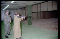 Fotografie: Eröffnung eines neuen Schießstands auf dem Schießplatz Rose Range der U.S. Army Berlin Brigade in Berlin-Wannsee