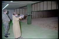 Fotografie: Eröffnung eines neuen Schießstands auf dem Schießplatz Rose Range der U.S. Army Berlin Brigade in Berlin-Wannsee