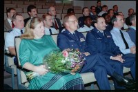 Fotografie: Verabschiedung von Lieutenant Colonel Petty, Commander U.S. Air Force Technical Assistance Field Team, in Berlin-Tempelhof