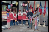 Fotografie: Eröffnung einer Anthony`s Pizza Filiale an der Truman Plaza in Berlin-Dahlem