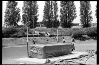 S/w-Fotografie: Sportveranstaltung der U.S. Army Berlin Brigade in den Andrews Barracks in Berlin-Lichterfelde