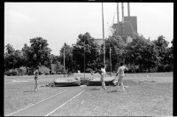 S/w-Fotografie: Sportveranstaltung der U.S. Army Berlin Brigade in den Andrews Barracks in Berlin-Lichterfelde