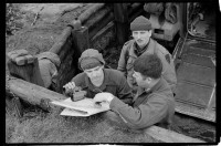 S/w-Fotografie: Truppenübung der U.S. Army Berlin Brigade in Bergen-Hohne in Niedersachsen