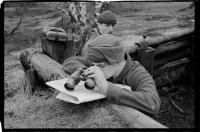 S/w-Fotografie: Truppenübung der U.S. Army Berlin Brigade in Bergen-Hohne in Niedersachsen