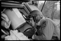 S/w-Fotografie: Truppenübung der U.S. Army Berlin Brigade in Bergen-Hohne in Niedersachsen