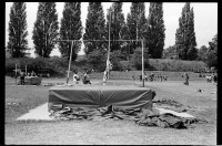 S/w-Fotografie: Sportveranstaltung der U.S. Army Berlin Brigade in den Andrews Barracks in Berlin-Lichterfelde