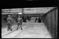S/w-Fotografie: Schießplatz Rose Range der U.S. Army Berlin Brigade in Berlin-Wannsee