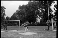 S/w-Fotografie: Sportveranstaltung der U.S. Army Berlin Brigade in den Andrews Barracks in Berlin-Lichterfelde