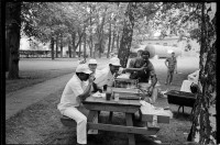 S/w-Fotografie: Fest der U.S. Army Berlin Brigade in den Andrews Barracks in Berlin-Lichterfelde