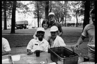 S/w-Fotografie: Fest der U.S. Army Berlin Brigade in den Andrews Barracks in Berlin-Lichterfelde