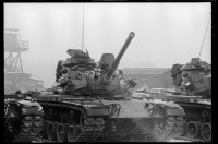 S/w-Fotografie: Truppenübung der U.S. Army Berlin Brigade in Bergen-Hohne in Niedersachsen