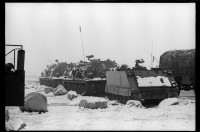 S/w-Fotografie: Truppenübung der U.S. Army Berlin Brigade in Bergen-Hohne in Niedersachsen