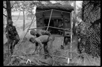 S/w-Fotografie: Truppenübung der U.S. Army Berlin Brigade in Bergen-Hohne in Niedersachsen