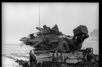 S/w-Fotografie: Truppenübung der U.S. Army Berlin Brigade in West-Deutschland