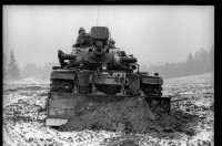 S/w-Fotografie: Truppenübung der U.S. Army Berlin Brigade in West-Deutschland