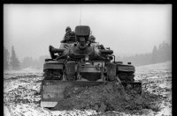 S/w-Fotografie: Truppenübung der U.S. Army Berlin Brigade in West-Deutschland