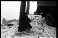 S/w-Fotografie: Übung der U.S. Army Berlin Brigade auf einem Truppenübungsplatz in West-Deutschland