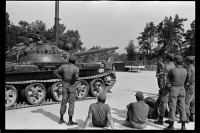S/w-Fotografie: Militärische Ausbildung der U.S. Army Berlin Brigade