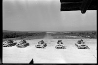 S/w-Fotografie: Truppenübung der U.S. Army Berlin Brigade in Grafenwöhr in Bayern
