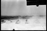 S/w-Fotografie: Truppenübung der U.S. Army Berlin Brigade in Grafenwöhr in Bayern